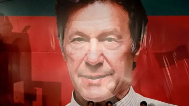 इमरान ख़ान का पोस्टर