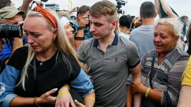 один из особожденных моряков