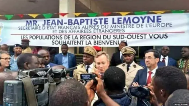 French Minister for Europe and Foreign Affairs Jean-Baptiste Lemoyne