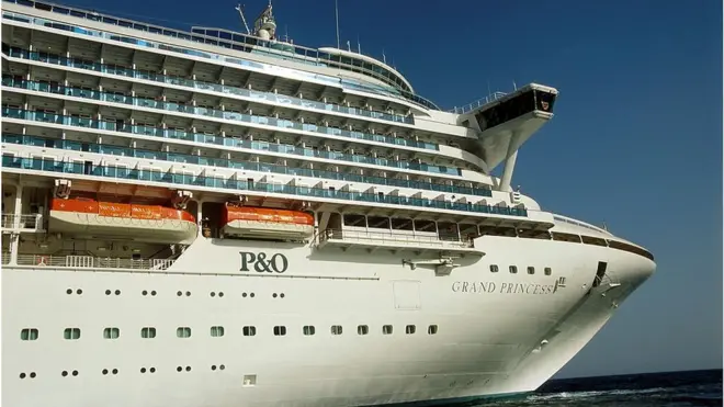 。Cruise aboard the 'Grand Princess' in Monaco on June 05, 1998