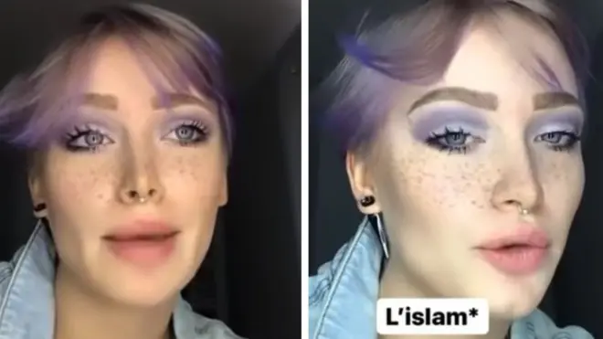 Mila mengkritik Islam di akun Instagram-nya.