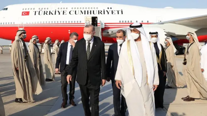 اردوغان وارد امارات شد