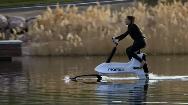 Водный электровелосипед: как удержать равноверсие