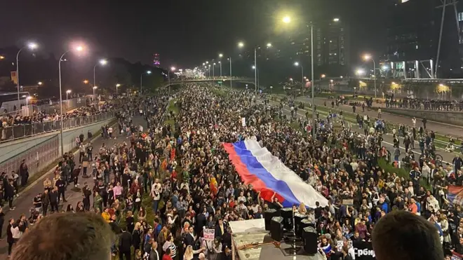 Treći protest "Srbija bez nasilja"