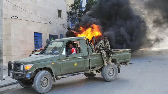 Une scène d'explosion terroriste en Somalie. (Photo d'illustration)