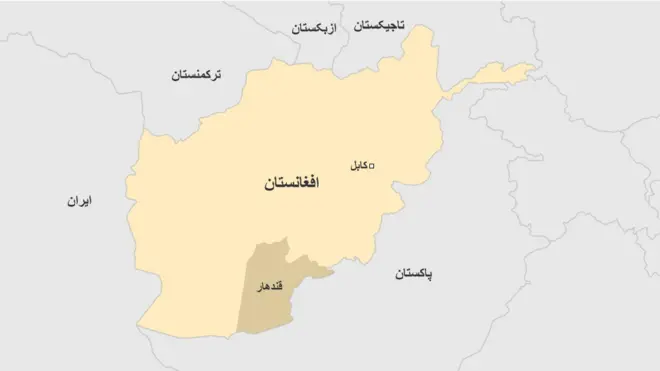 قندهار در جنوب افغانستان از ولایات ناامن این کشور است
