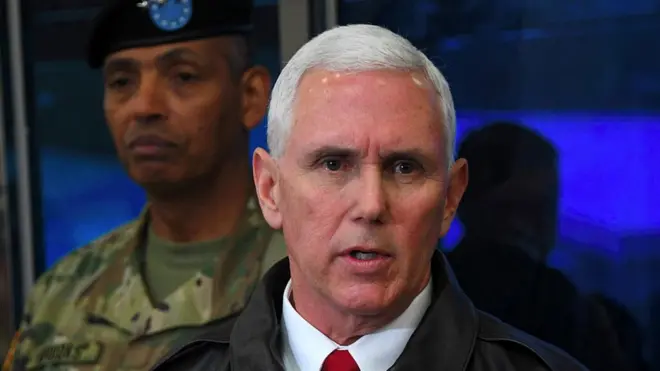 El vicepresidente de EE.UU., Mike Pence, dijo que "todas las opciones están sobre la mesa".