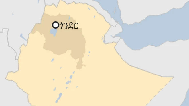 የጎንደር ካርታ