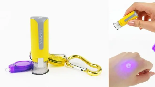 görünmez mürekkepli damga