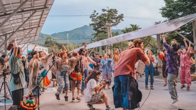 지난해 8월 전북 남원시 산내면에서 '제3회 산내 성다양성 축제'가 열렸다