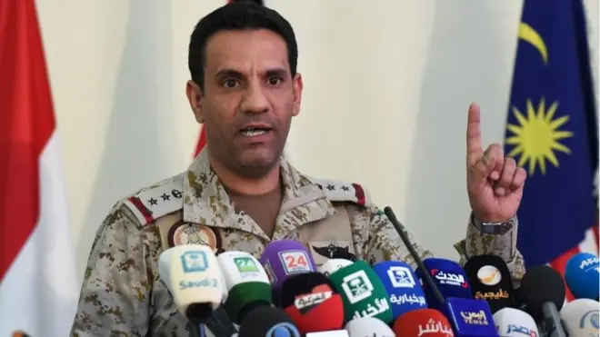 العقيد تركي المالكي "الميليشيات الحوثية تواصل استهداف المدنيين من خلال الطائرات بدون طيار والصواريخ الباليستية"،