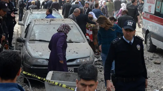 Diyarbakır patlama sonrası