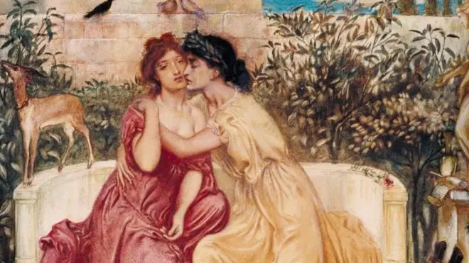 Nhà phê bình của tạp chí Times đã phàn nàn rằng Icarus khỏa thân trong tranh Daedalus và Icarus của Frederic Leighton trông có vẻ như “một cô gái hơn là một thanh niên”