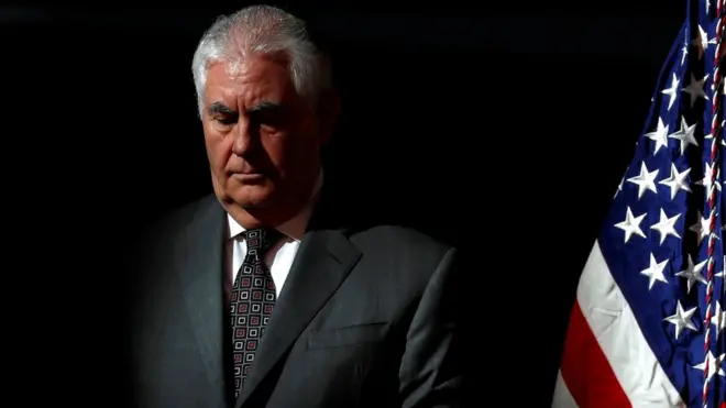 Rex Tillerson in Chantilly, Virginia, October 5 2017