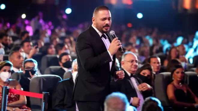 المطرب اللبناني رامي عياش في مهرجان الجونة 2020