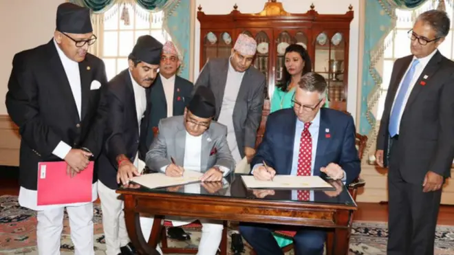 सहयोग संझौतामा बिहीबार हस्ताक्षर गरिएको हो