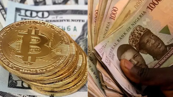 Bitcon, naịra na dọla