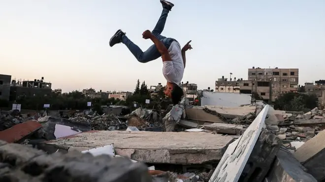 parkour gaza palestine