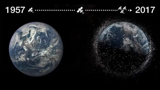 За 60 лет освоения космоса человечество запустило на орбиту более 6 тысяч спутников.