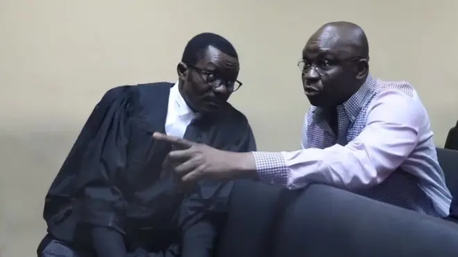 Mr Fayose and im lawyers bin want make di court order bail