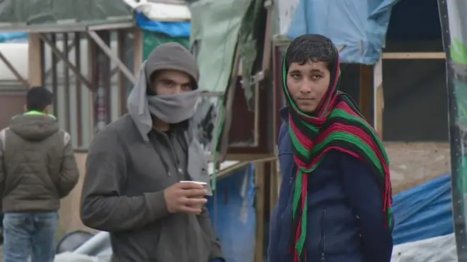 Мигранты в Кале