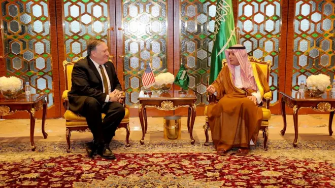 بومبيو والجبير