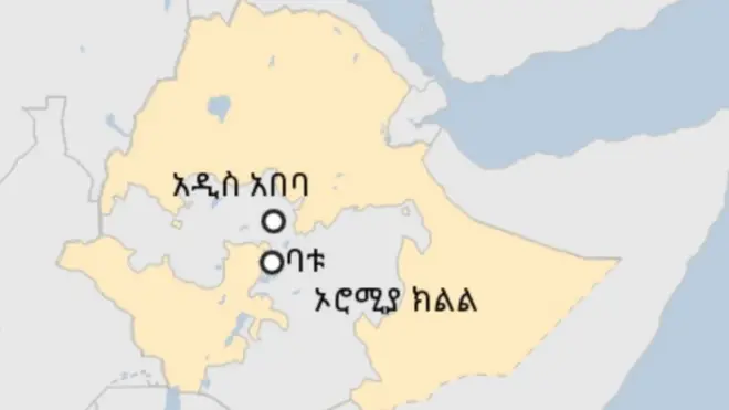 የኢትዮጵያ ካርታ