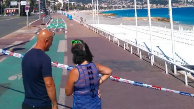 Promenade des Anglais ficou interditada nesta sexta-feira