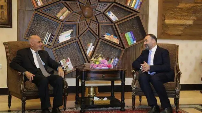 اشرف غنی با عطا محمد نور در مزارشریف دیدار کرد