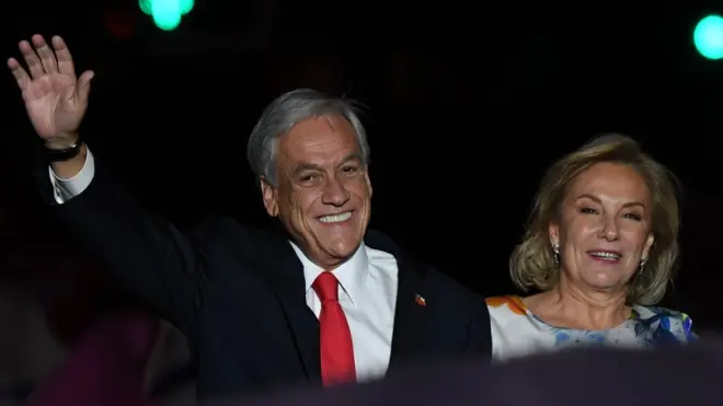 Piñera se convirtió en el presidente más votado desde el regreso de la democracia a Chile.