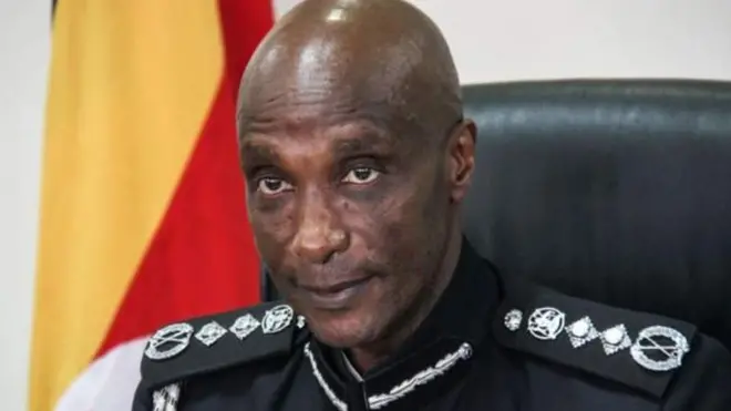 Aliekuwa mkuu wa Polisi Uganda,Kale Kayihura amekuwa akishikiliwa tangu mwezi juni.