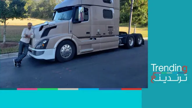 شجاعة سائق شاحنة مصري في أمريكا تقود الشرطة للقبض على مجرم