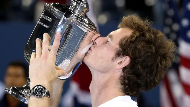 Andy Murray wins the US Open in 2012