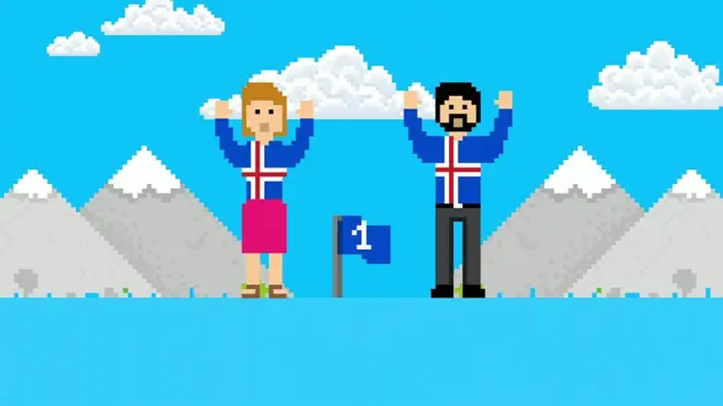 Ilustración de hombre y mujer