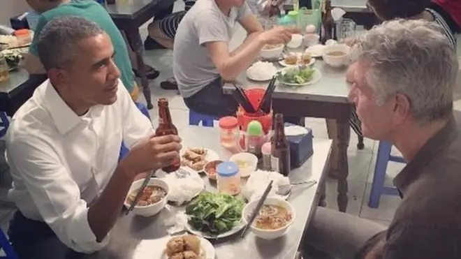 Anthony Bourdain dan Obama