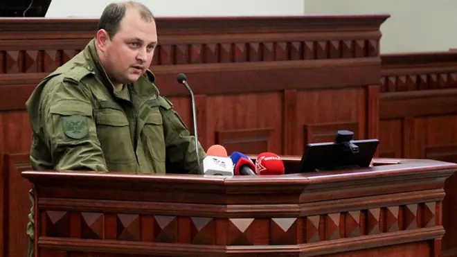 Дмитрий Трапезников в парламенте ДНР