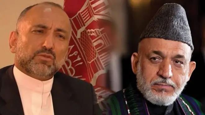 آقای اتمر (چپ) گفته که توهین به آقای کرزی "غیرقابل تحمل" و کار "سازمان‌های اطلاعاتی خارجی" است