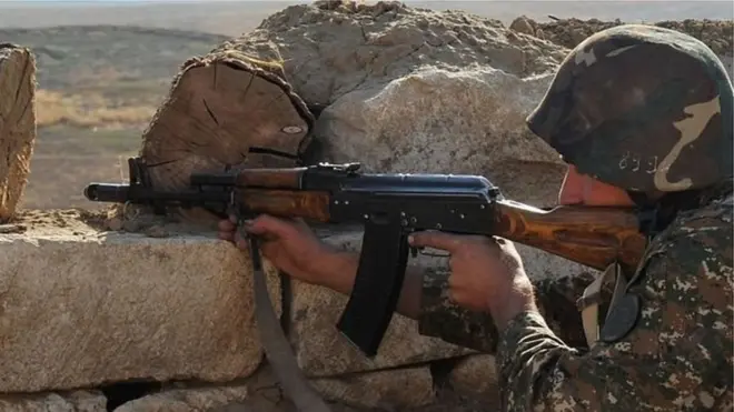 Dağlıq Qarabağda əsgər