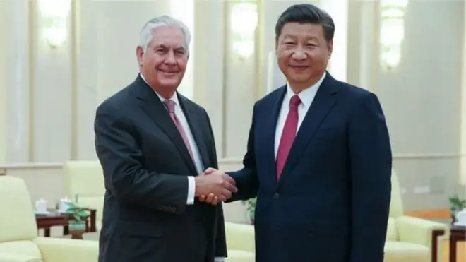 رېکس ټېلرسن بیجینګ کې د چین له ولسمشر شي ژنپینګ سره له خبرو وروسته دغه څرګندونې کړې