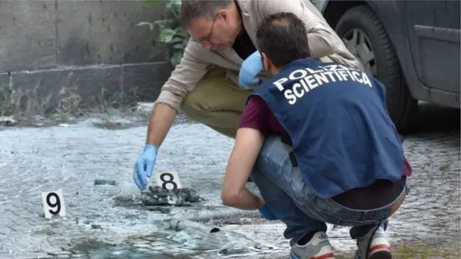 взрыв в Риме