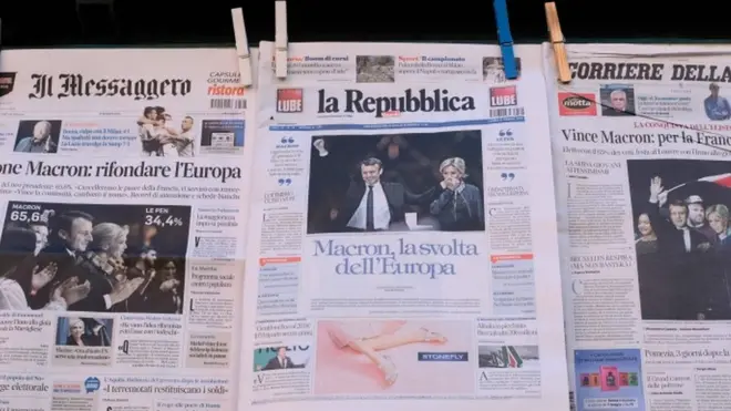 Преса про Макрона