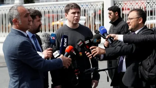 Ukrayna heyetinden Mihail Podolyak