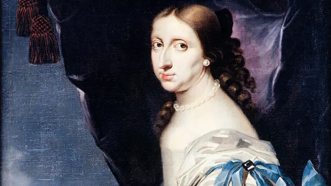 Cristina de Suecia fue una transgresora y protagonizó varios escándalos en su vida. Aquí aparece retratada por Abraham Wuchters (1610-1682)