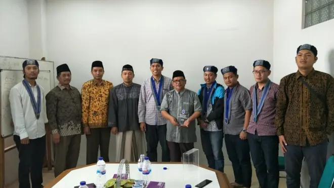 Mahasiswa GMKI ketika bertemu dengan pengurus Pesantren Tebuireng Lukman Hakim pada awal bulan Oktober lalu.