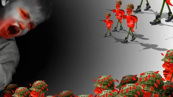 مسعود حسین کا فن پارہ