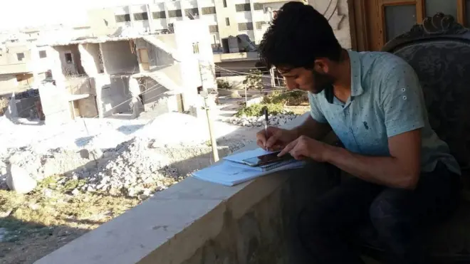 Estudiante de medicina en siria