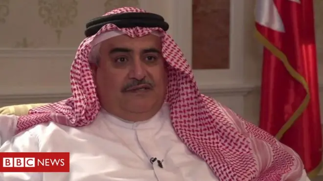 Wasiirka arrimaha dibedda Baxreyn Sheekh Khaliifa