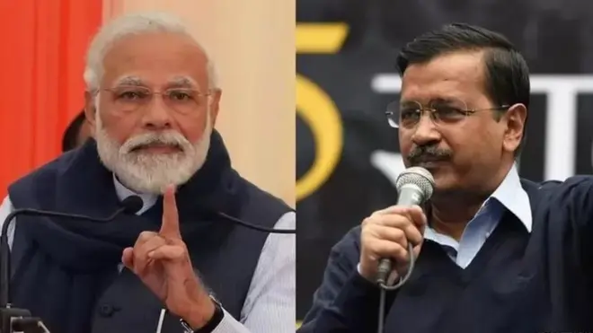 पीएम नरेंद्र मोदी और दिल्ली के सीएम अरविंद केजरीवाल