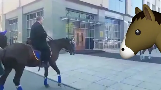 Депутат Пучковский на коне