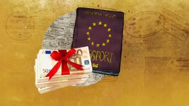 Passport and money